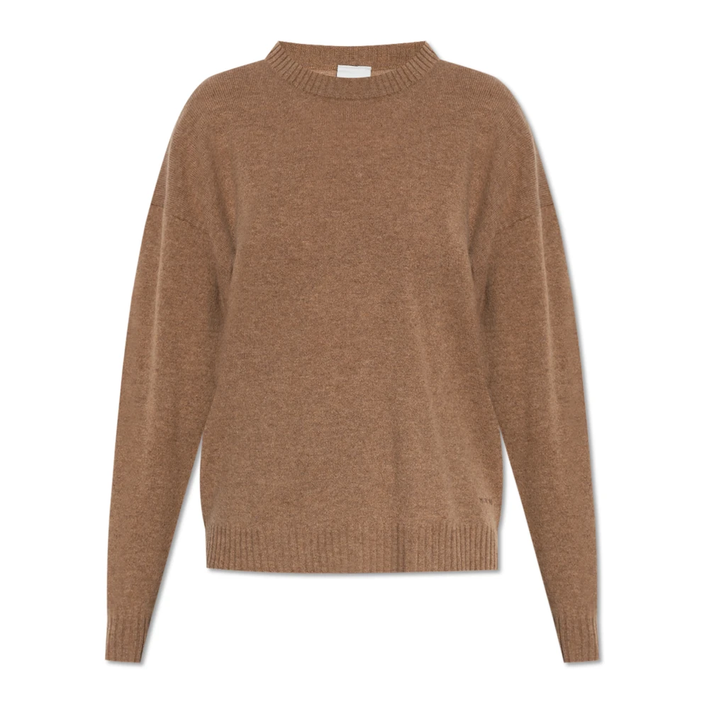 Munthe Women's Brown Cashmere Knitwear, Xl, Cashmere Jumper Kiaran