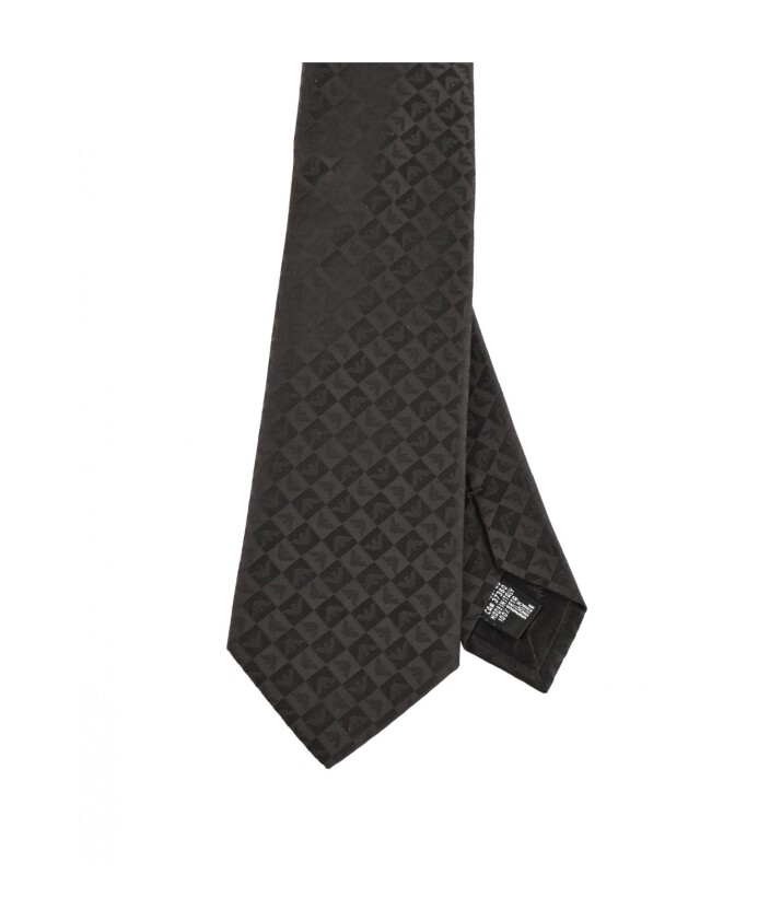 cravate-en-soie-avec-detail-monogramme-aigle