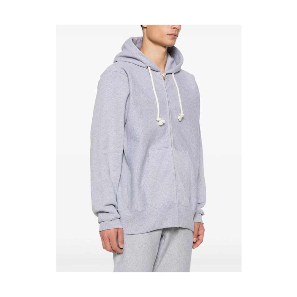 Champion Grijze Hoodie met Rits Gray Heren