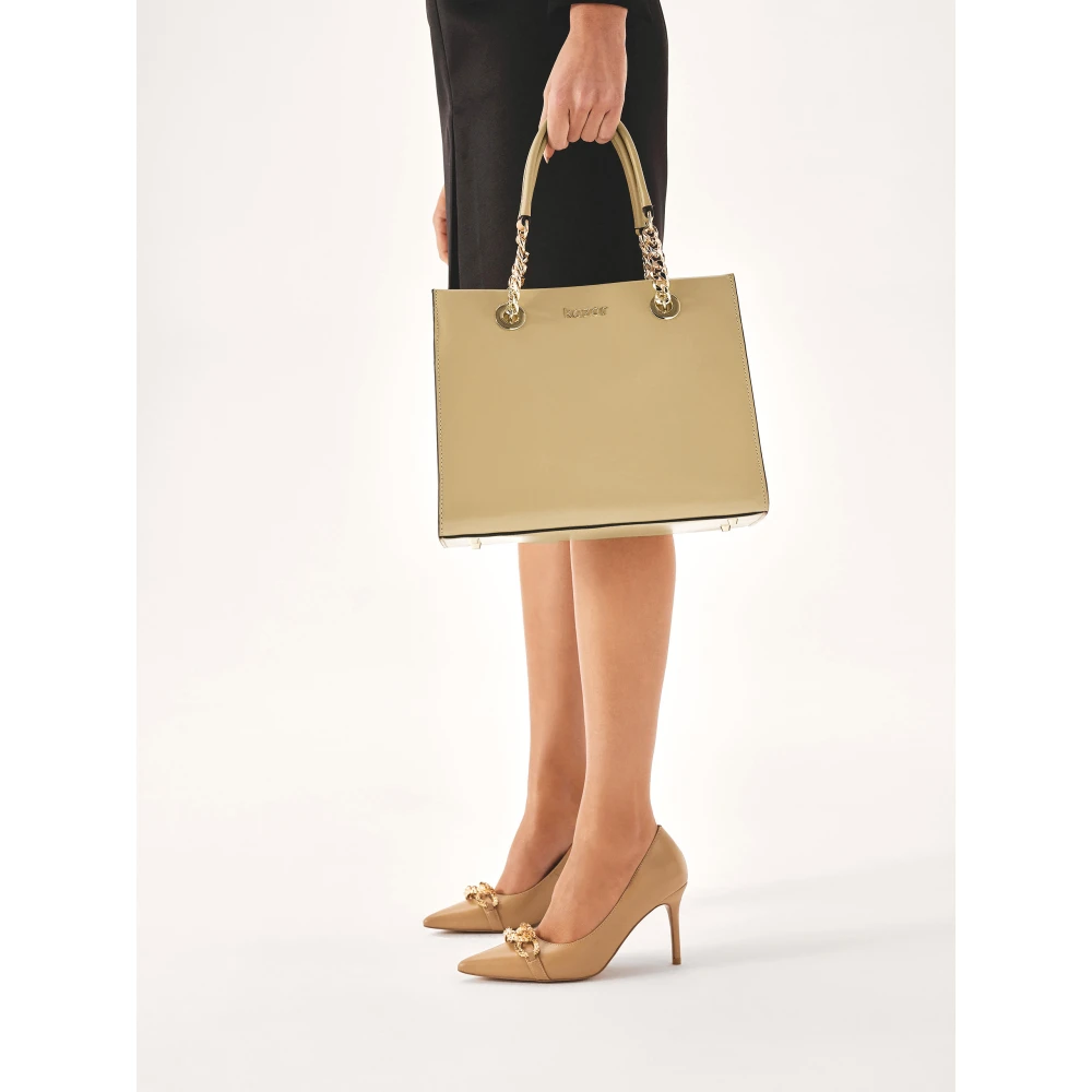Kazar Elegante handtas met lange schouderbanden Beige Dames
