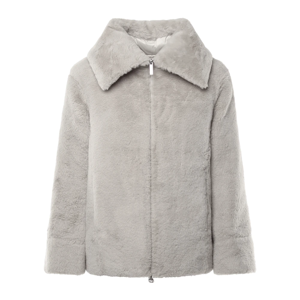 Colmar Femme Gris - Vestes En Fausse Fourrure Et Peau Lainée - Vestes - Taille: 34 Fr