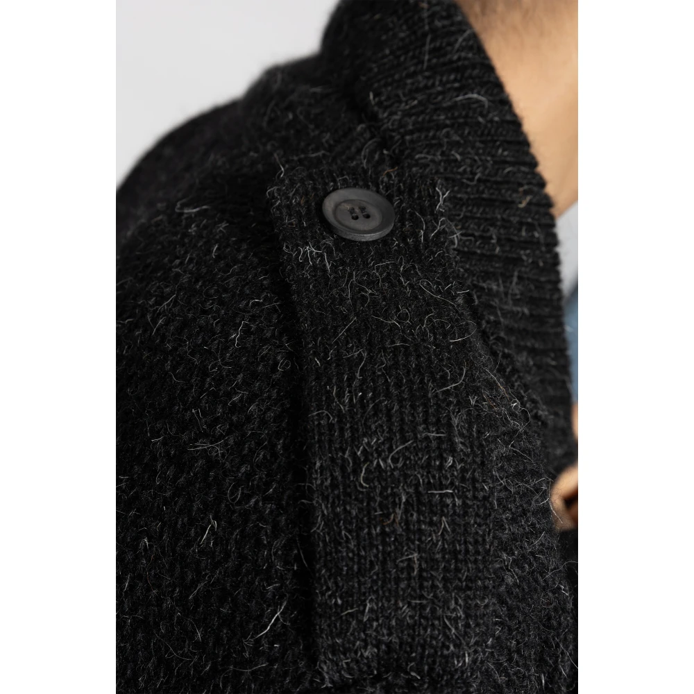 Y-3 Dubbelbreasted trui Black Heren