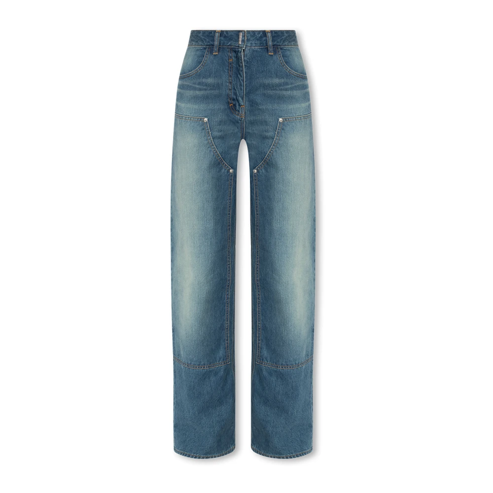 Givenchy Jeans met verwassen effect Blue Dames