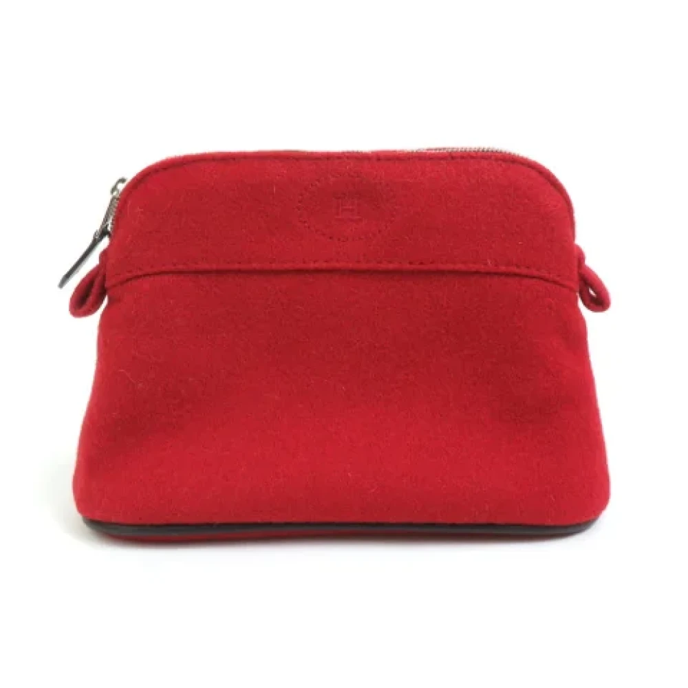 Hermès Vintage Pre-owned Fabric pouches Red Dames