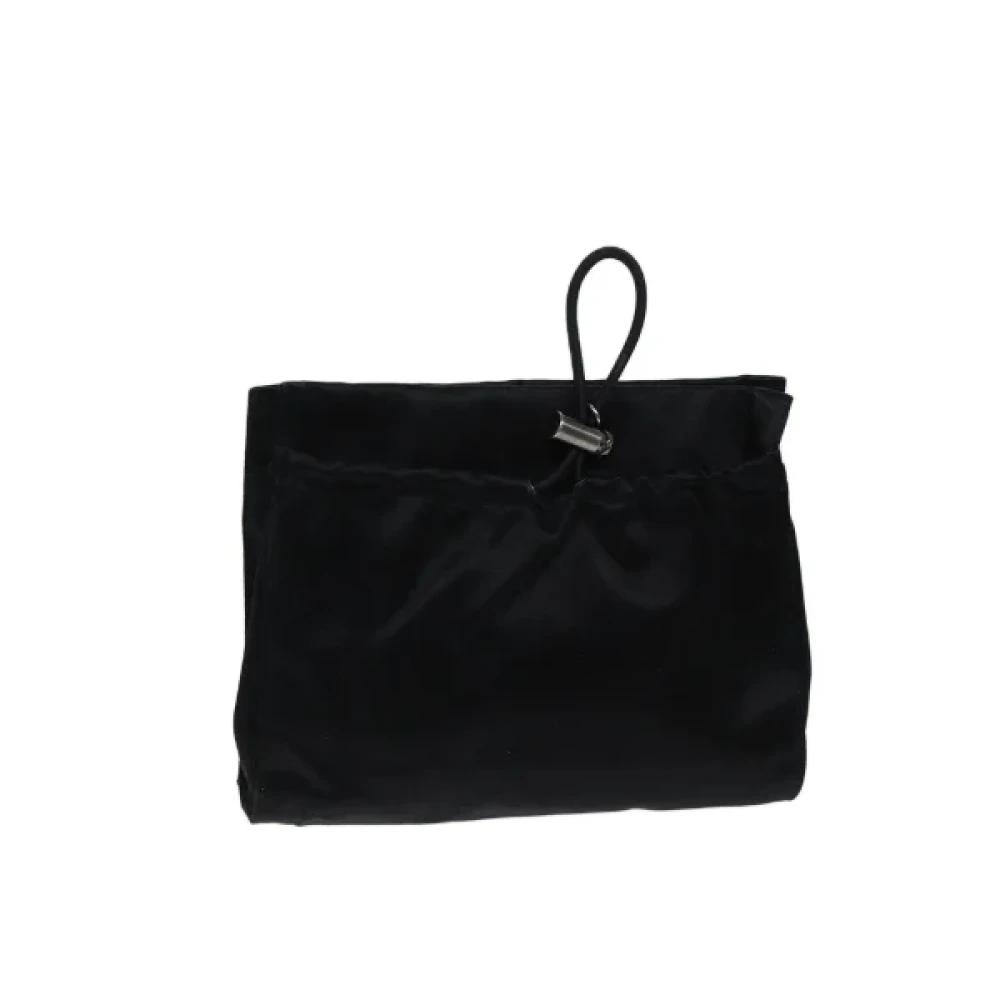 Prada Vintage Pre-owned Satin prada-bags Black Dames