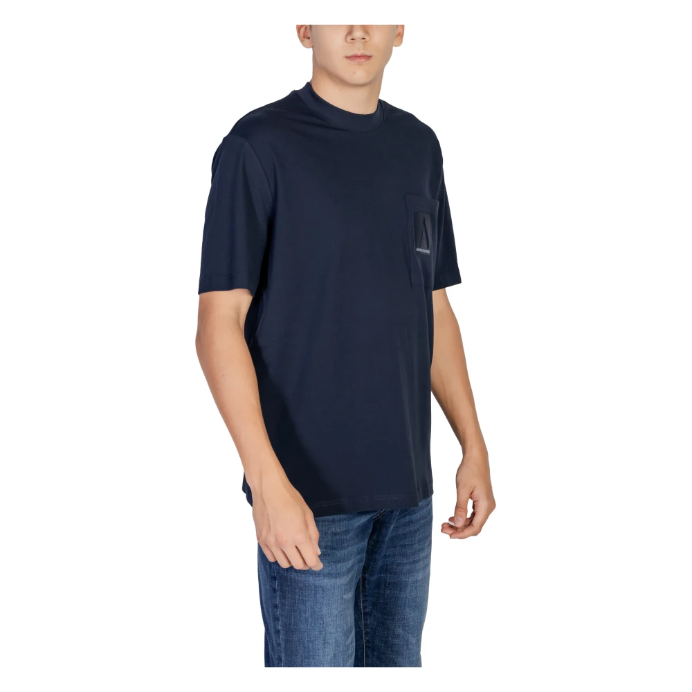 Armani Exchange Heren T-shirt en Polo Collectie Blue Heren