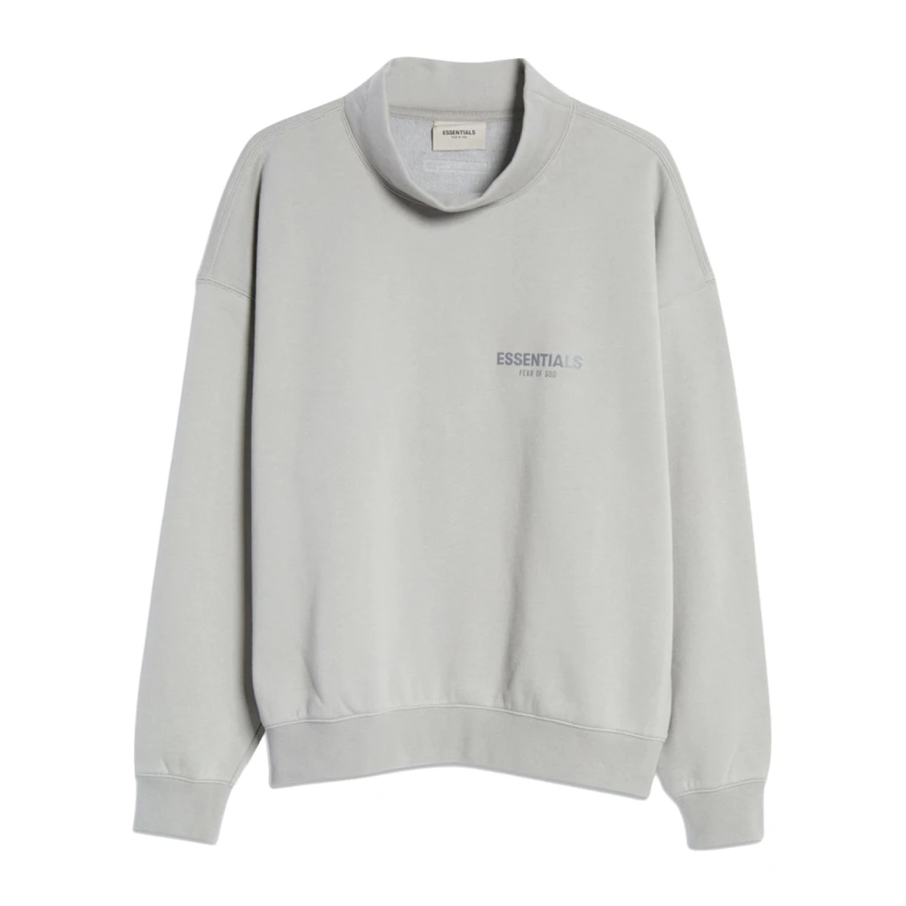 Fear Of God Beperkte oplage Mockneck Pullover Cement Gray Heren