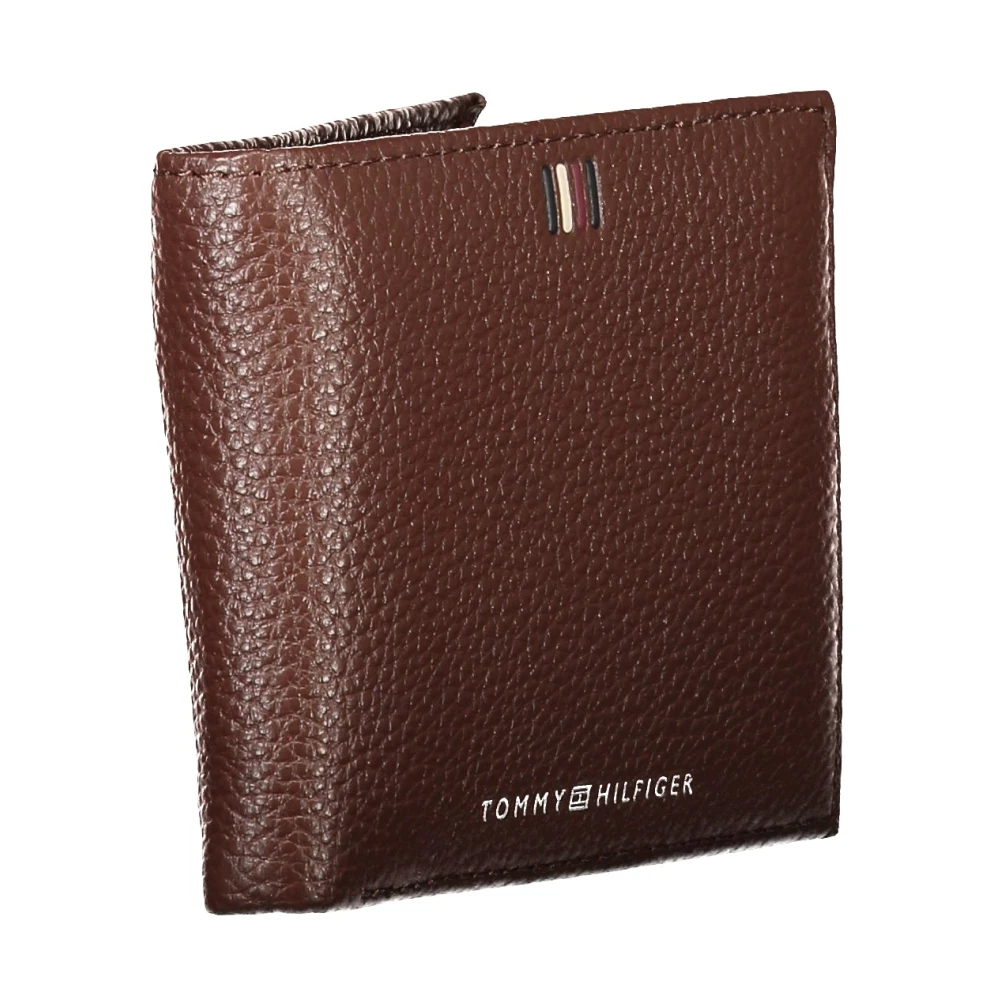 Tommy Hilfiger Bruine Herenportemonnee met Meerdere Compartimenten Brown Heren