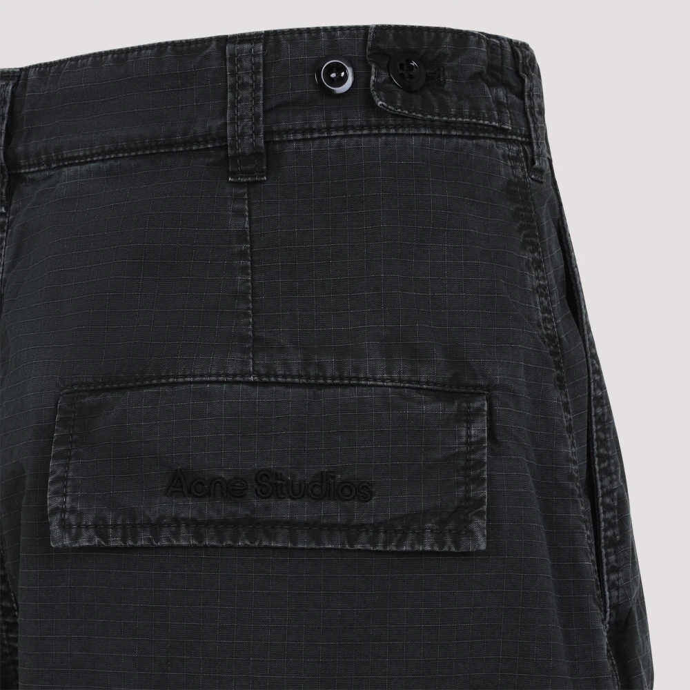 Acne Studios Zwarte broek voor mannen Black Heren