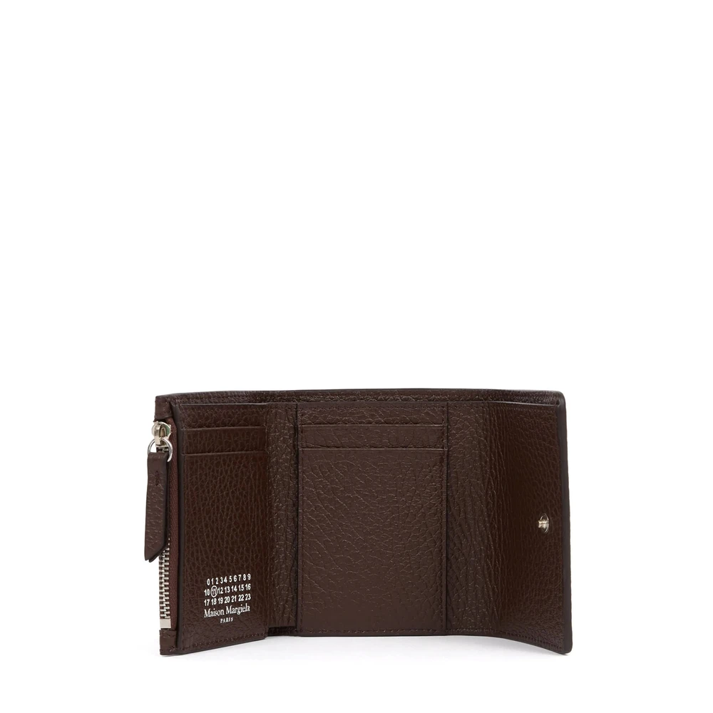 Maison Margiela Bruine Korrelige Portemonnees & Kaarthouders Brown Dames
