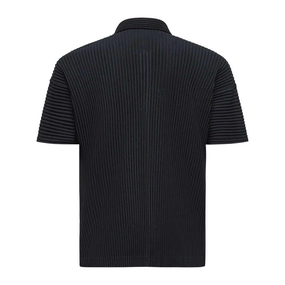 Issey Miyake Zwarte T-shirts en Polos voor Mannen Black Heren
