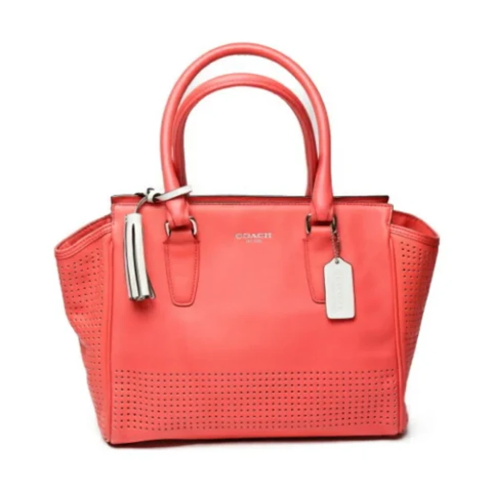 Coach Pre-owned Fabric handbags Orange Dames