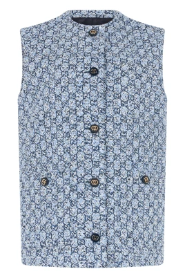 Gg Tweed Vest