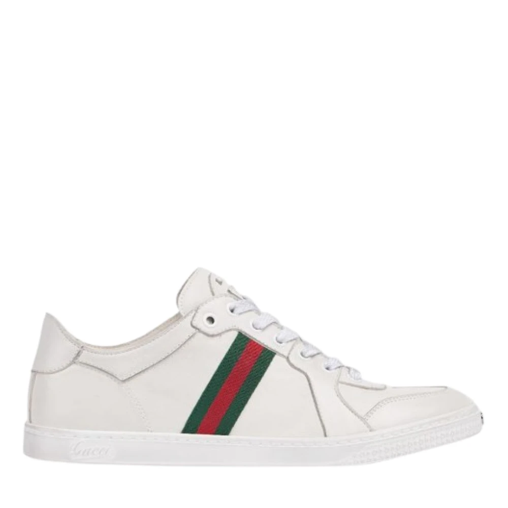 Gucci Stretch Low-Top Sneaker Dames Schoenen Wit