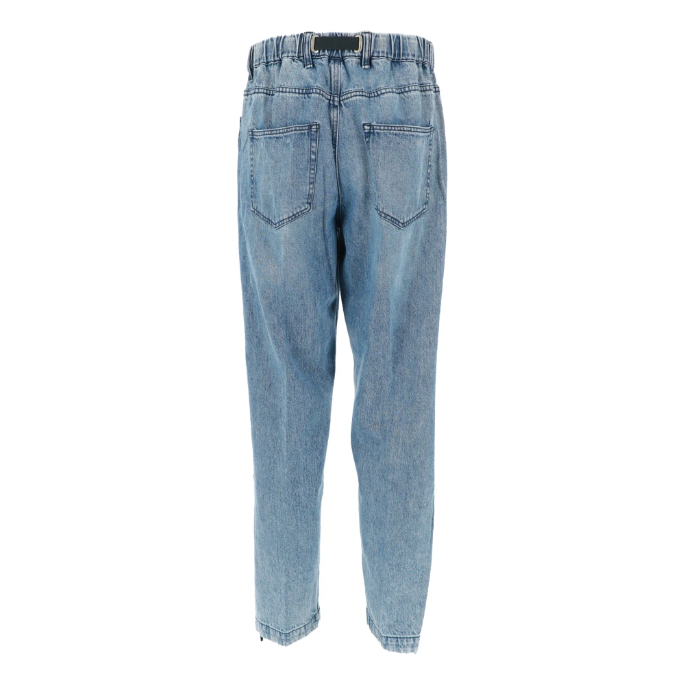 White Sand Slim Fit Broek Blue Heren