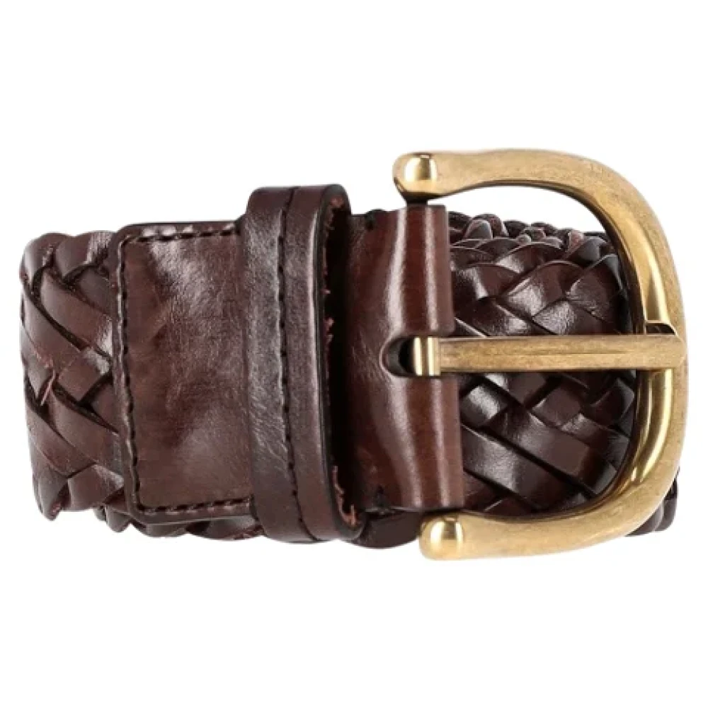 Tom Ford Pre-owned Leather belts Brown Heren