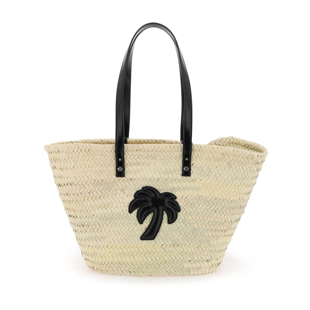 Palm Angels Tote Bags Beige Dames