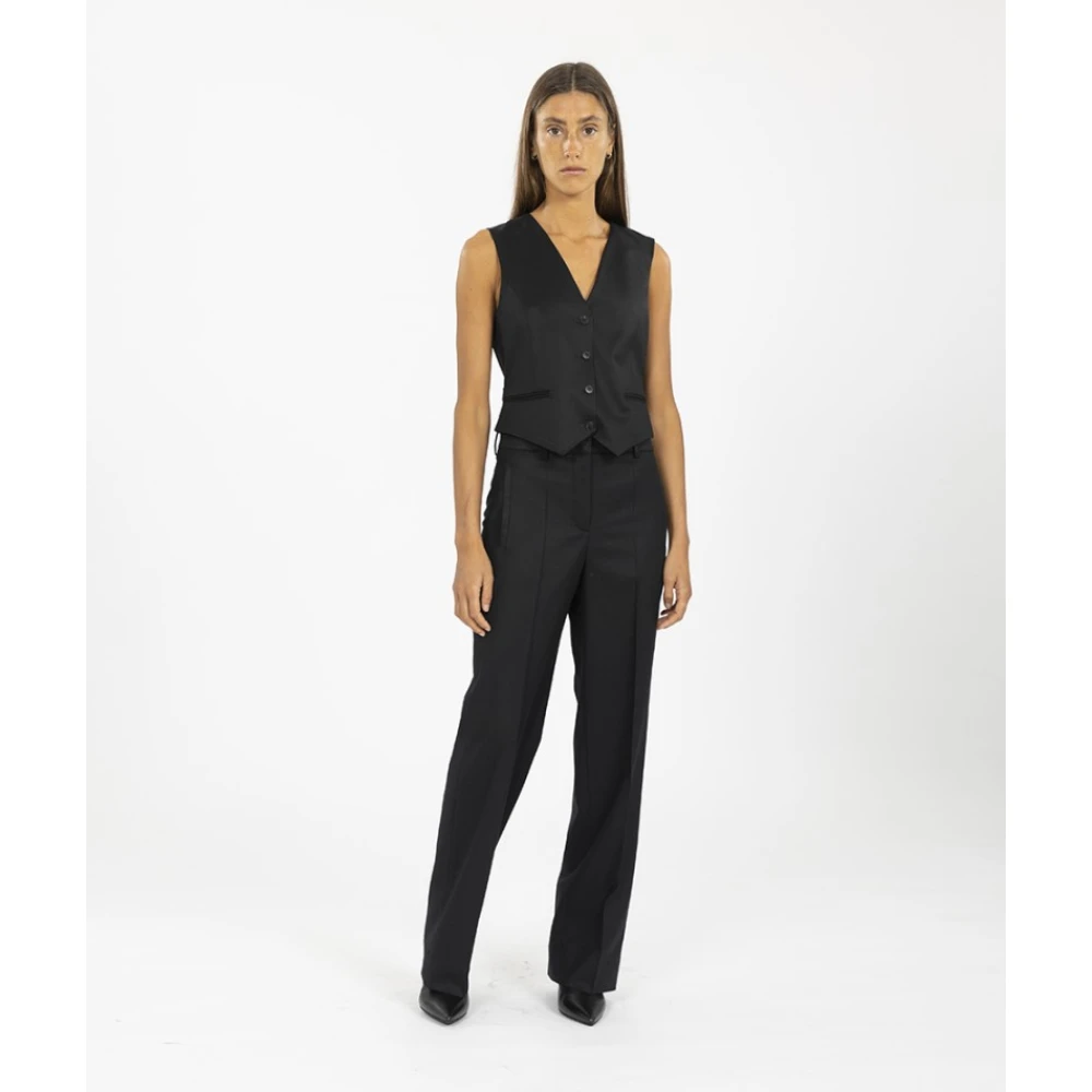 Montedoro Vests Black Dames