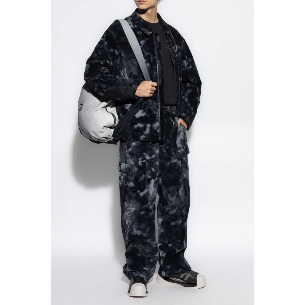 Y-3 Jas met fluwelen afwerking Black Heren