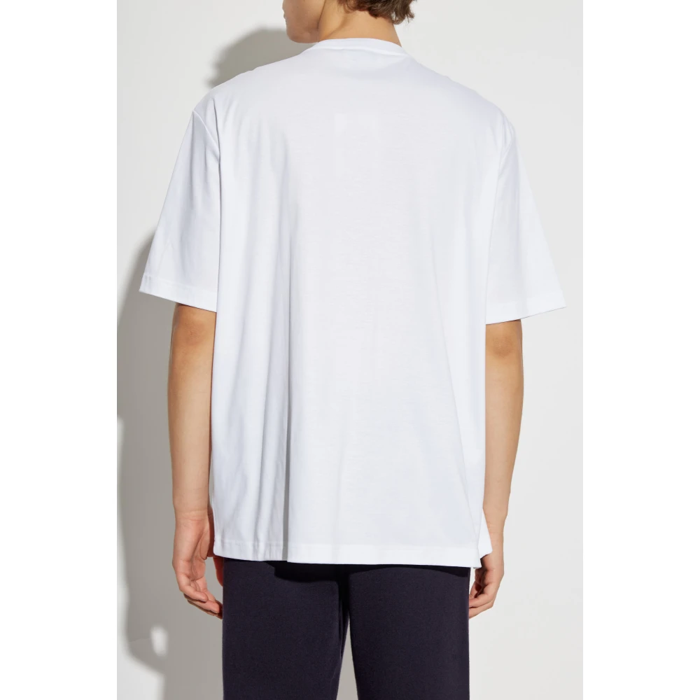 Lanvin Oversized T-shirt White Heren