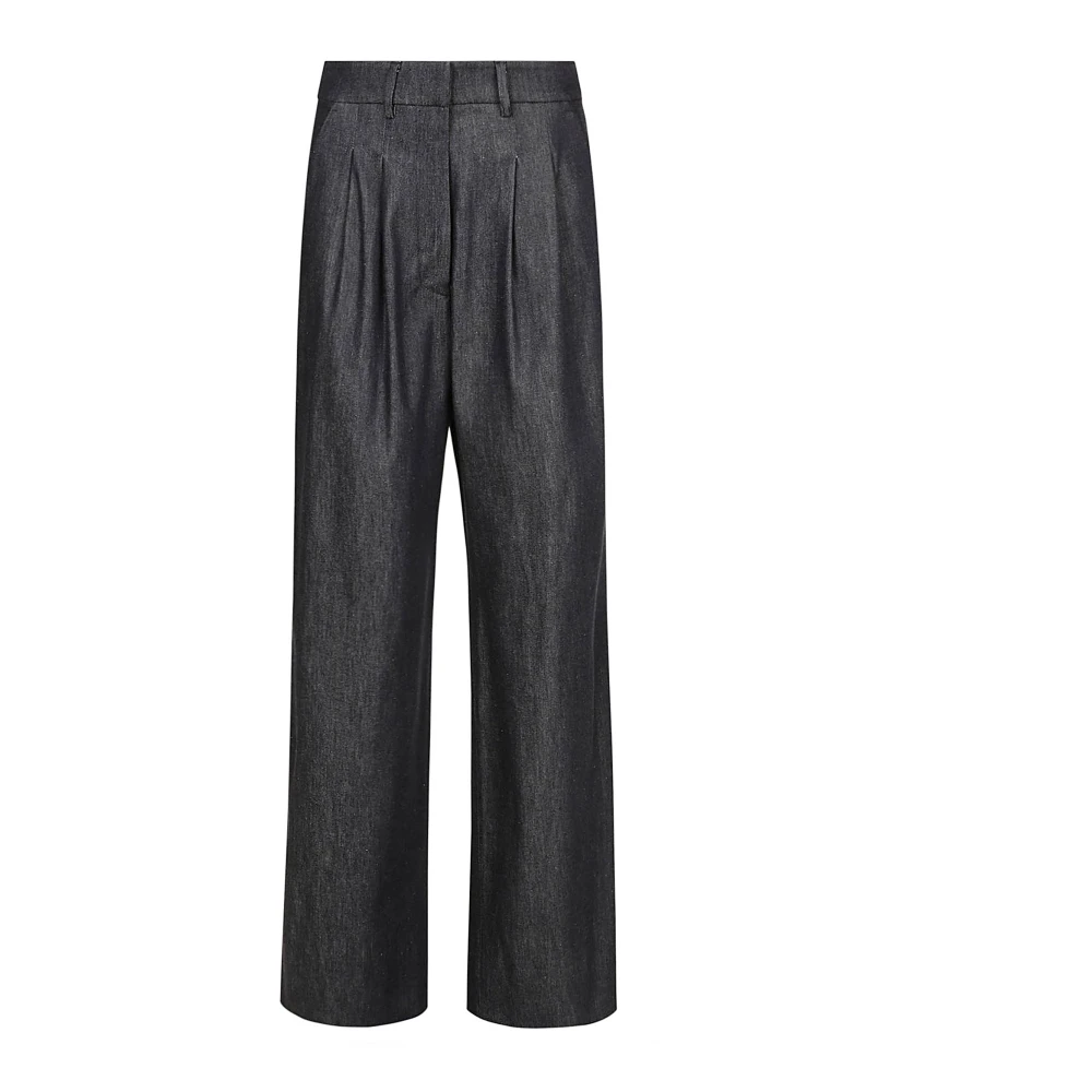 PT Torino Frankie Broek Fijne Materialen Zorgvuldige Aandacht Black Dames