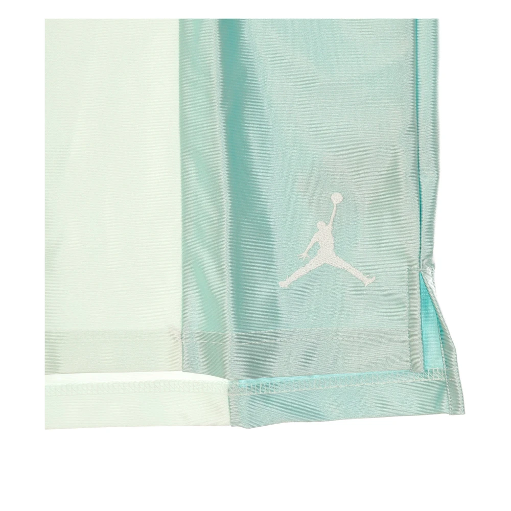 Jordan Basketbal Tanktop met Asymmetrische Zoom Green Heren