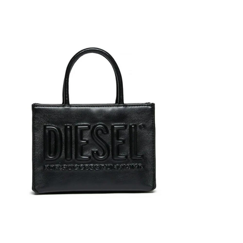 Diesel Kvinno Svart Väskor Dam, One Size, Dsl 3D Mini Bag