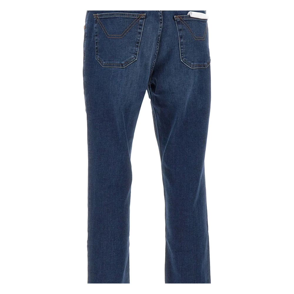 Jeckerson Donkerblauwe Denim Jeans Slim Fit Blue Heren
