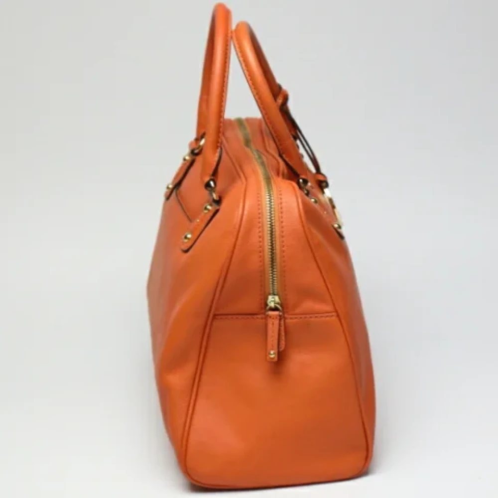 Michael Kors Pre-owned Leather handbags Orange Dames