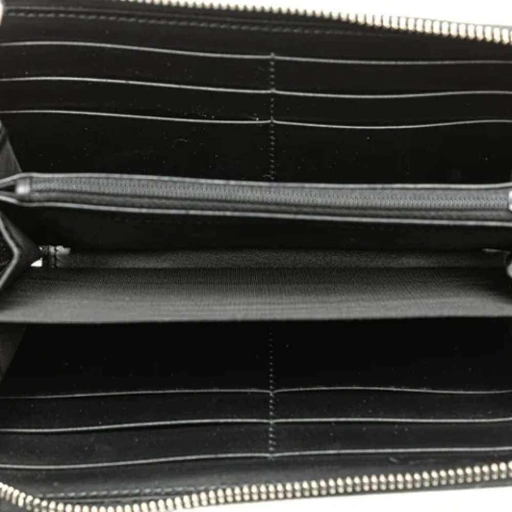 Gucci Vintage Pre-owned Leather wallets Black Dames
