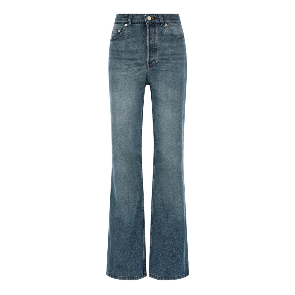 A.p.c. Women's Blue Flare Jeans, W29, Romy High-Rise Flared Jeans