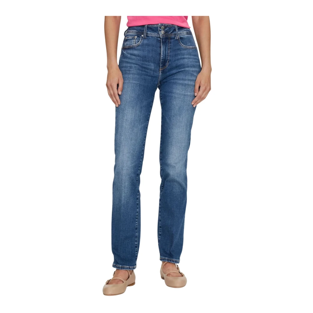 Guess Dames Logo Jeans Blue Dames
