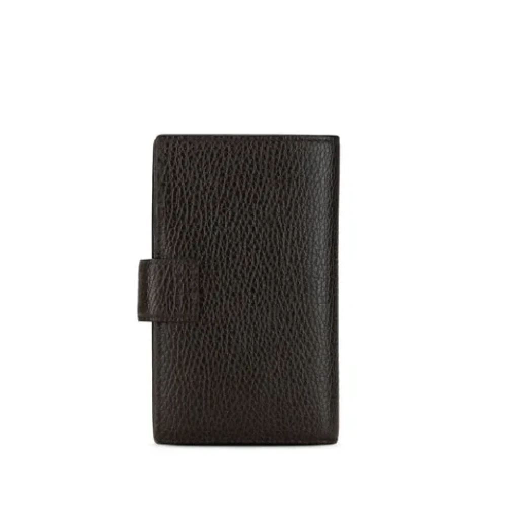 Gucci Vintage Pre-owned Leather wallets Brown Dames