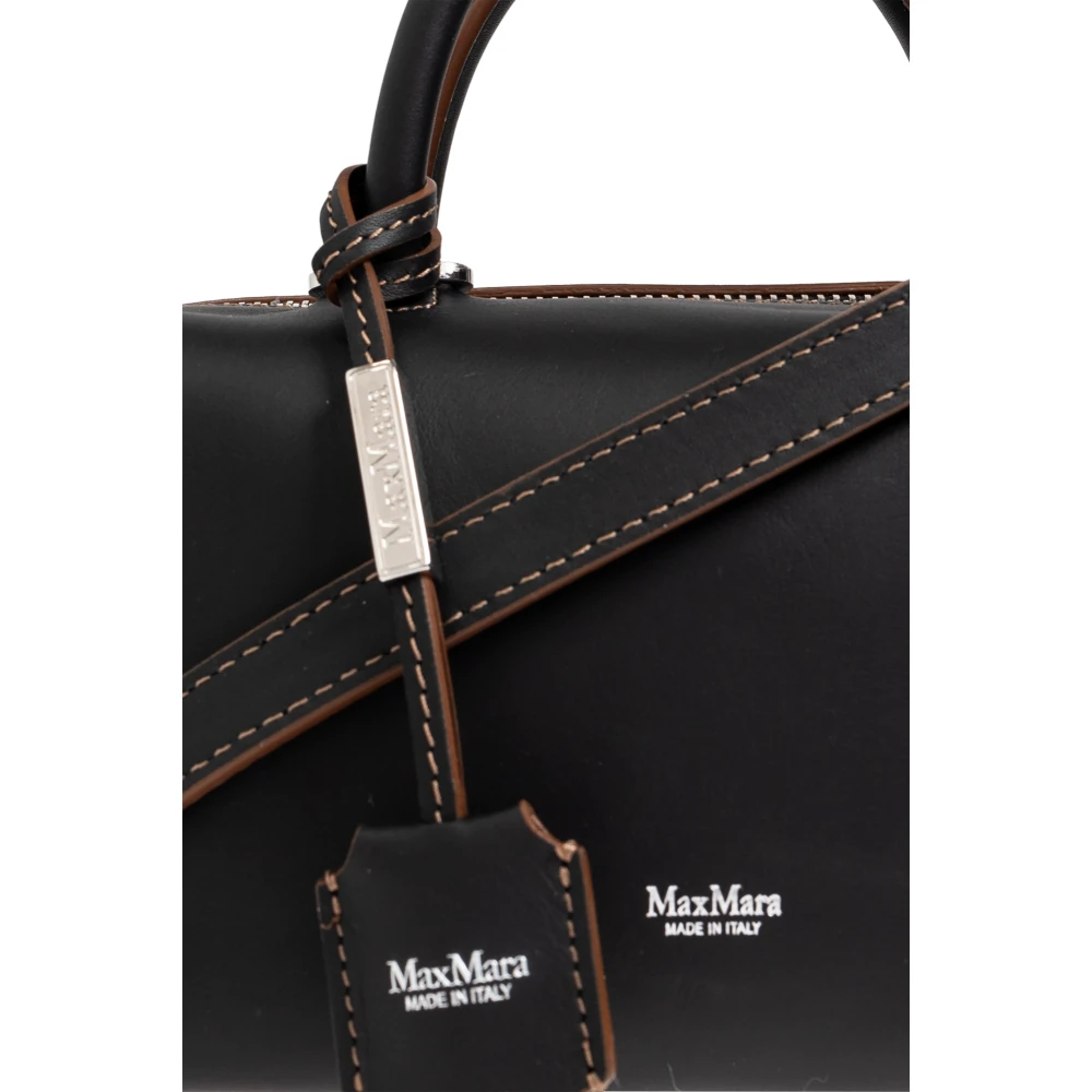 Max Mara Schoudertas Holdalls Black Dames