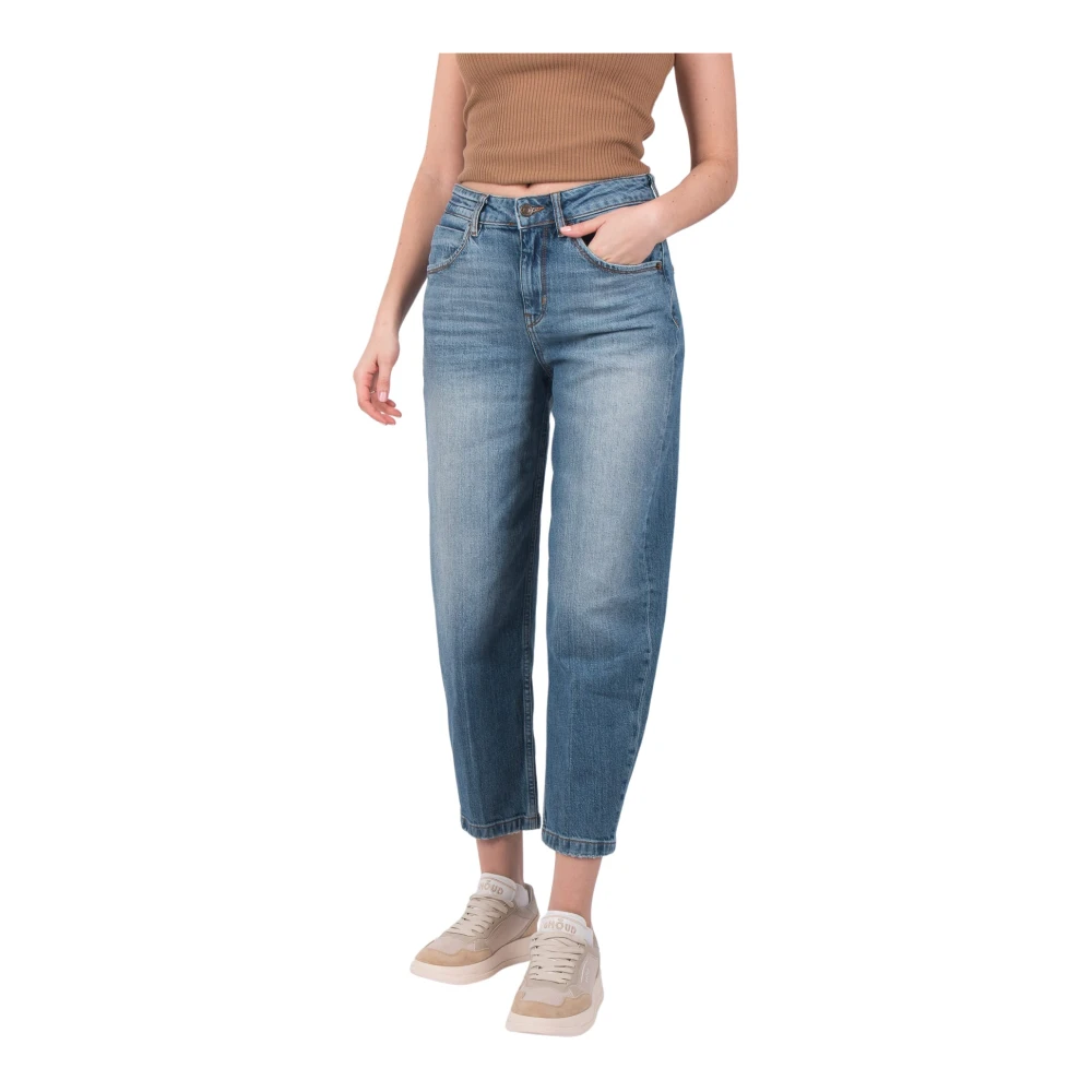 Drykorn Stijlvolle Cropped Jeans Blauw 26 34 Blue Dames