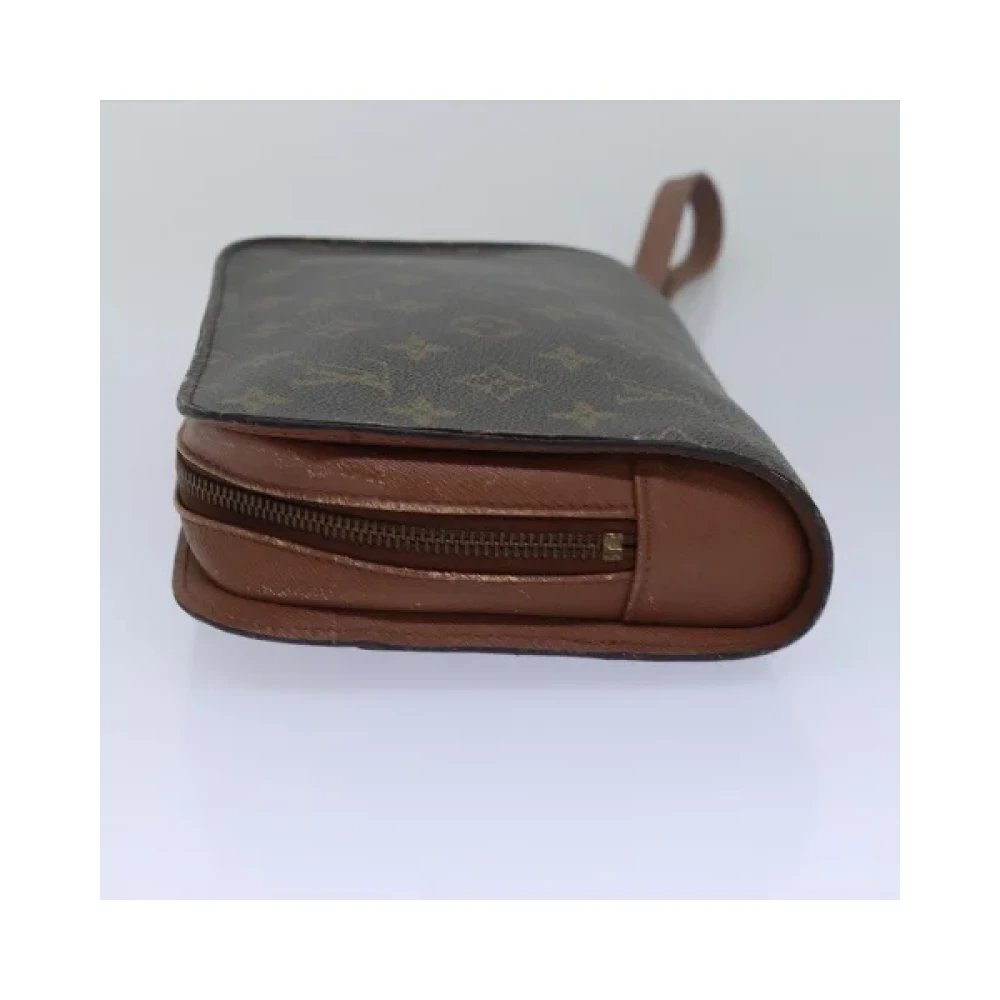Louis Vuitton Vintage Pre-owned Canvas clutches Brown Dames