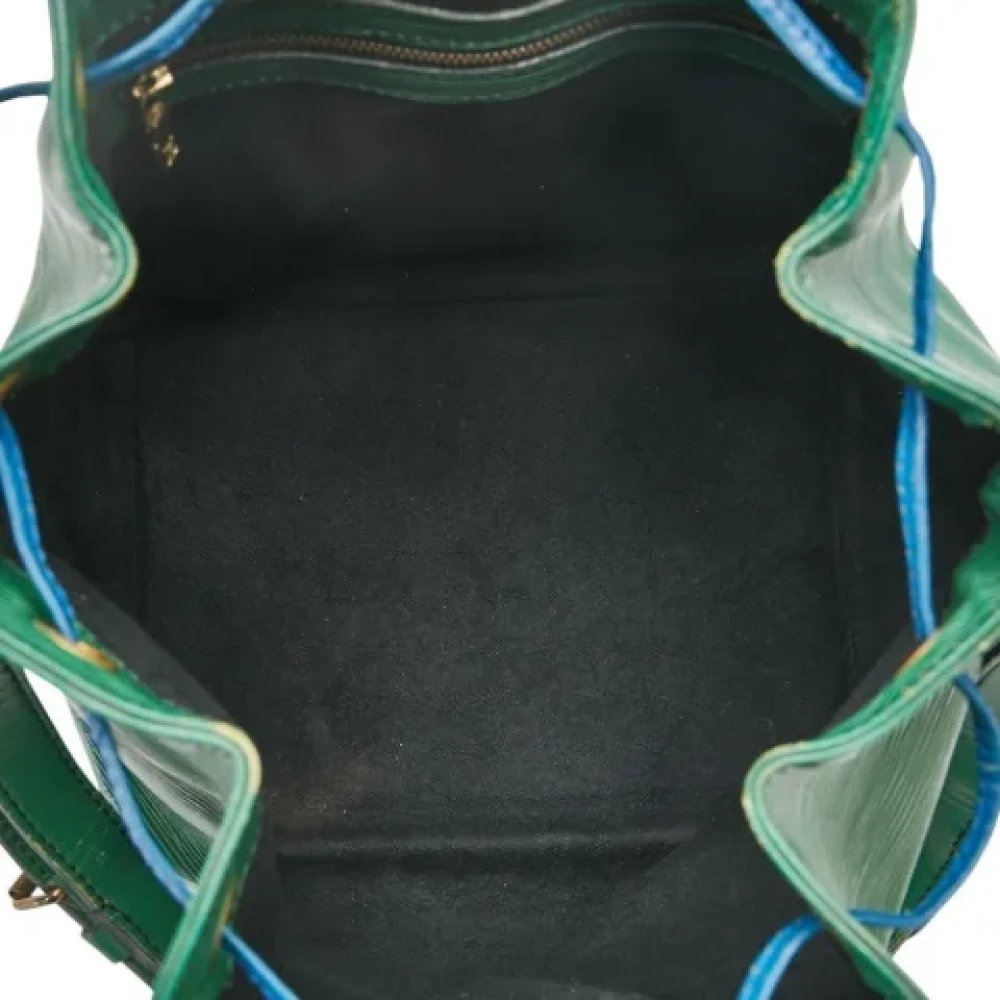 Louis Vuitton Vintage Pre-owned Leather shoulder-bags Green Dames