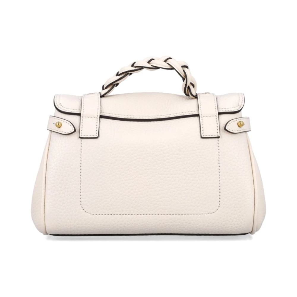 Mulberry Witte Leren Twist-Lock Schoudertas White Dames