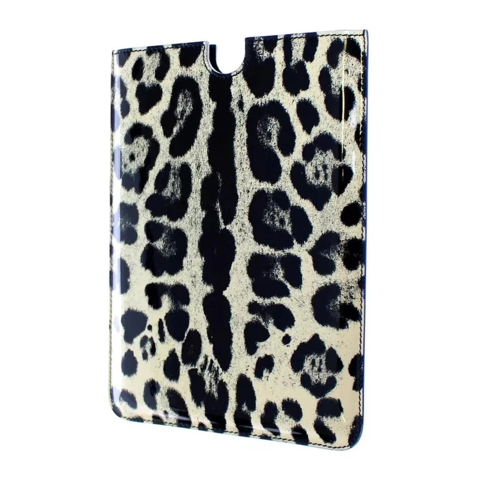 Dolce & Gabbana Leopard Print iPad Mini Hoes Multicolor Dames