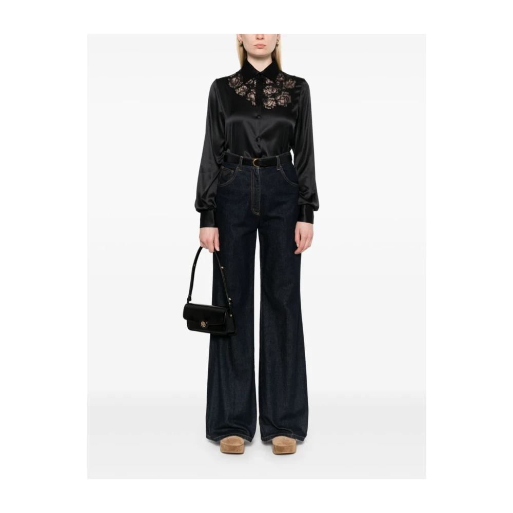 Ermanno Scervino Lange mouwen overhemd Black Dames