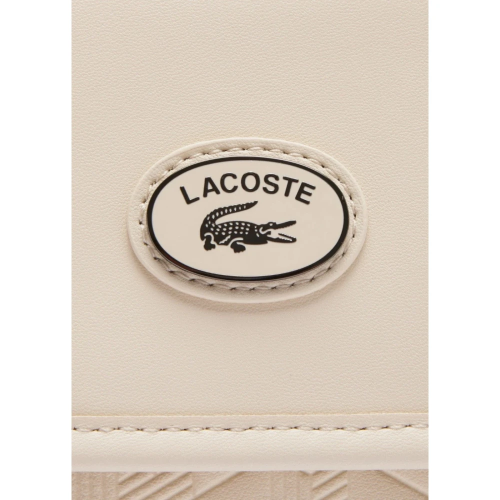 Lacoste Witte Nomogram Messenger Tas White Heren