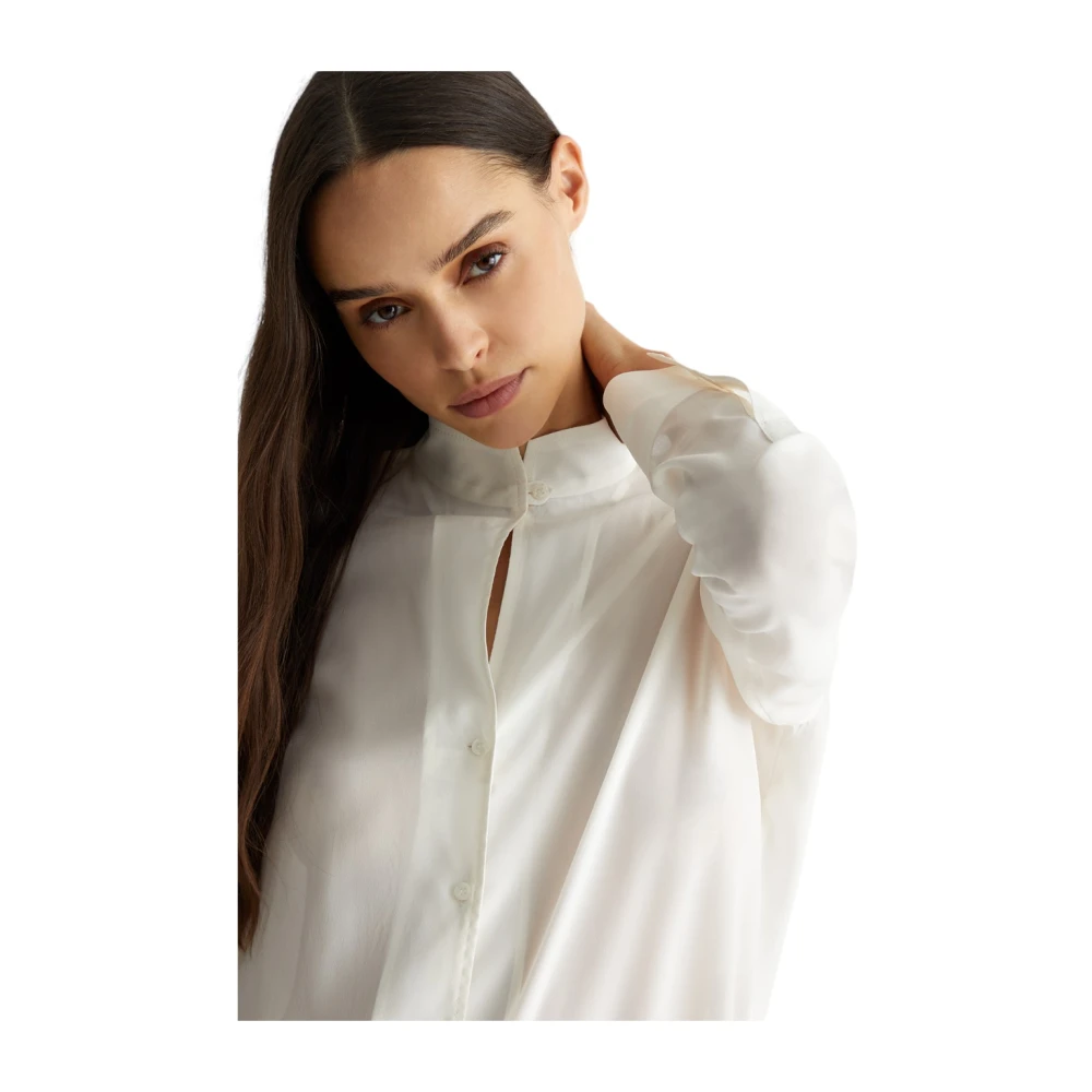 Liu Jo Stijlvolle Shirt voor Vrouwen White Dames