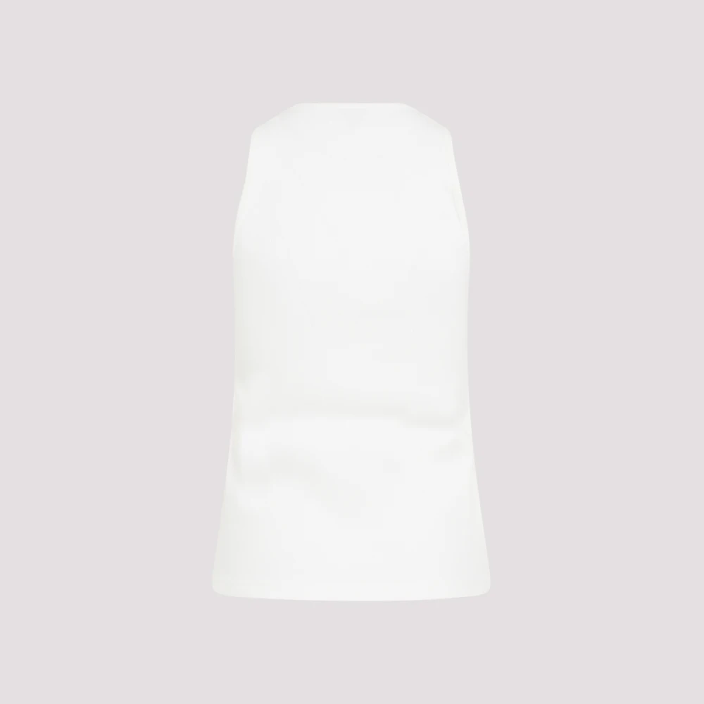 Bottega Veneta Krijt Tank Top White Dames