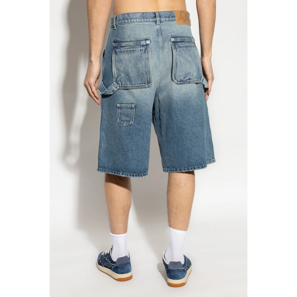 Moschino Jeans met logo Blue Heren