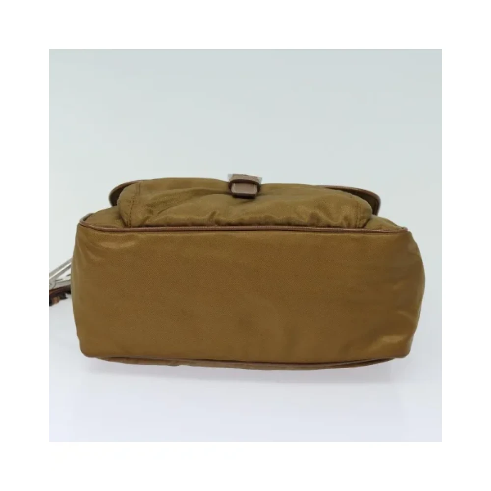 Prada Vintage Pre-owned Nylon prada-bags Brown Dames