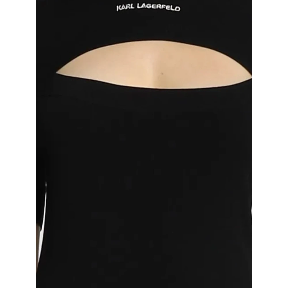 Karl Lagerfeld T-Shirts Black Dames