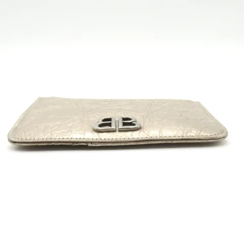 Balenciaga Vintage Pre-owned Leather home-office Beige Dames