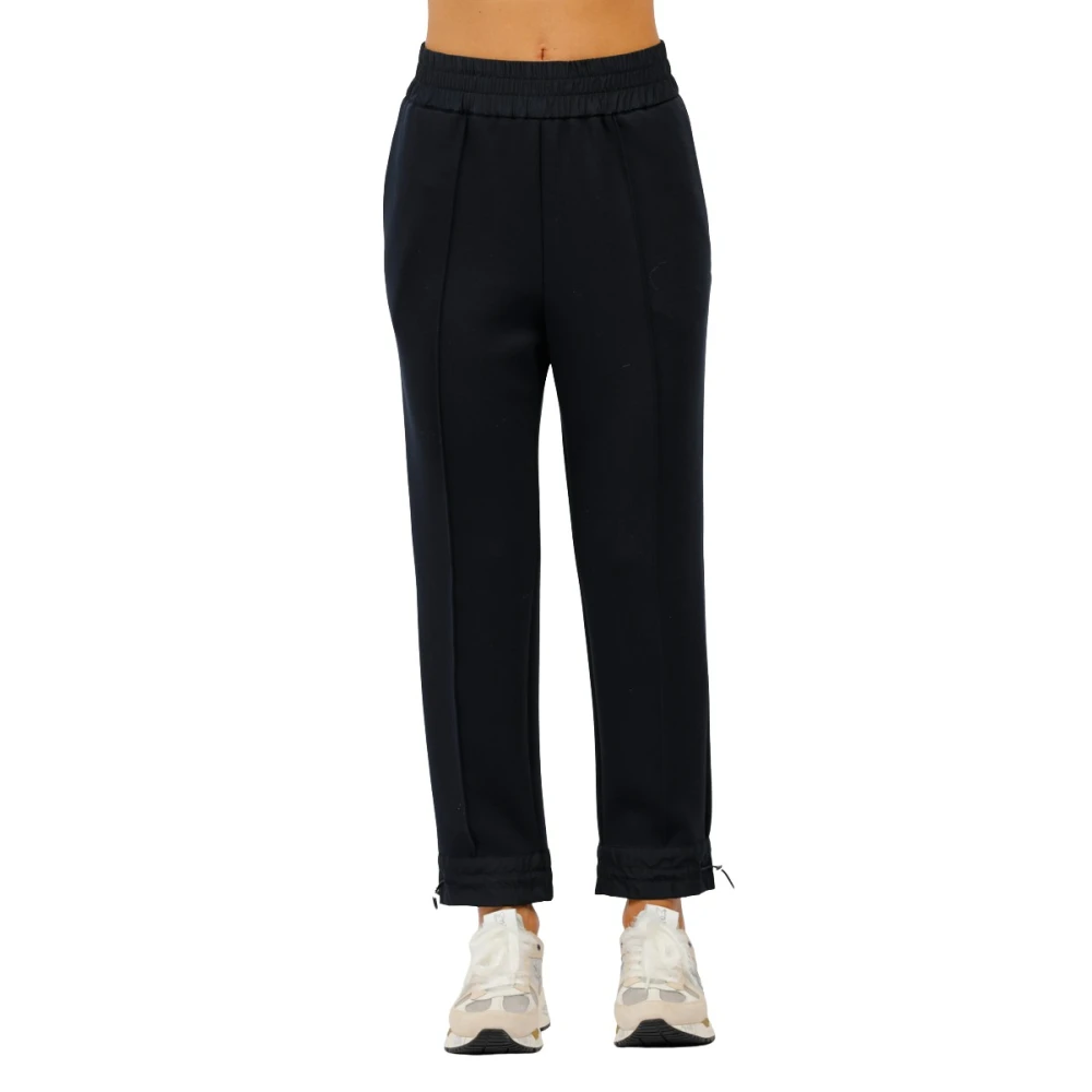 MeiMeiJ Scuba Stof Broek Blue Dames