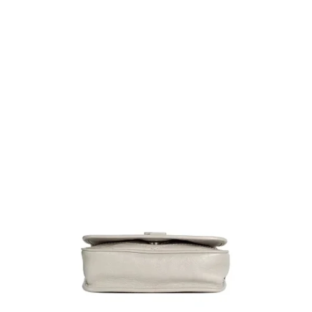 Yves Saint Laurent Vintage Pre-owned Leather shoulder-bags Gray Dames