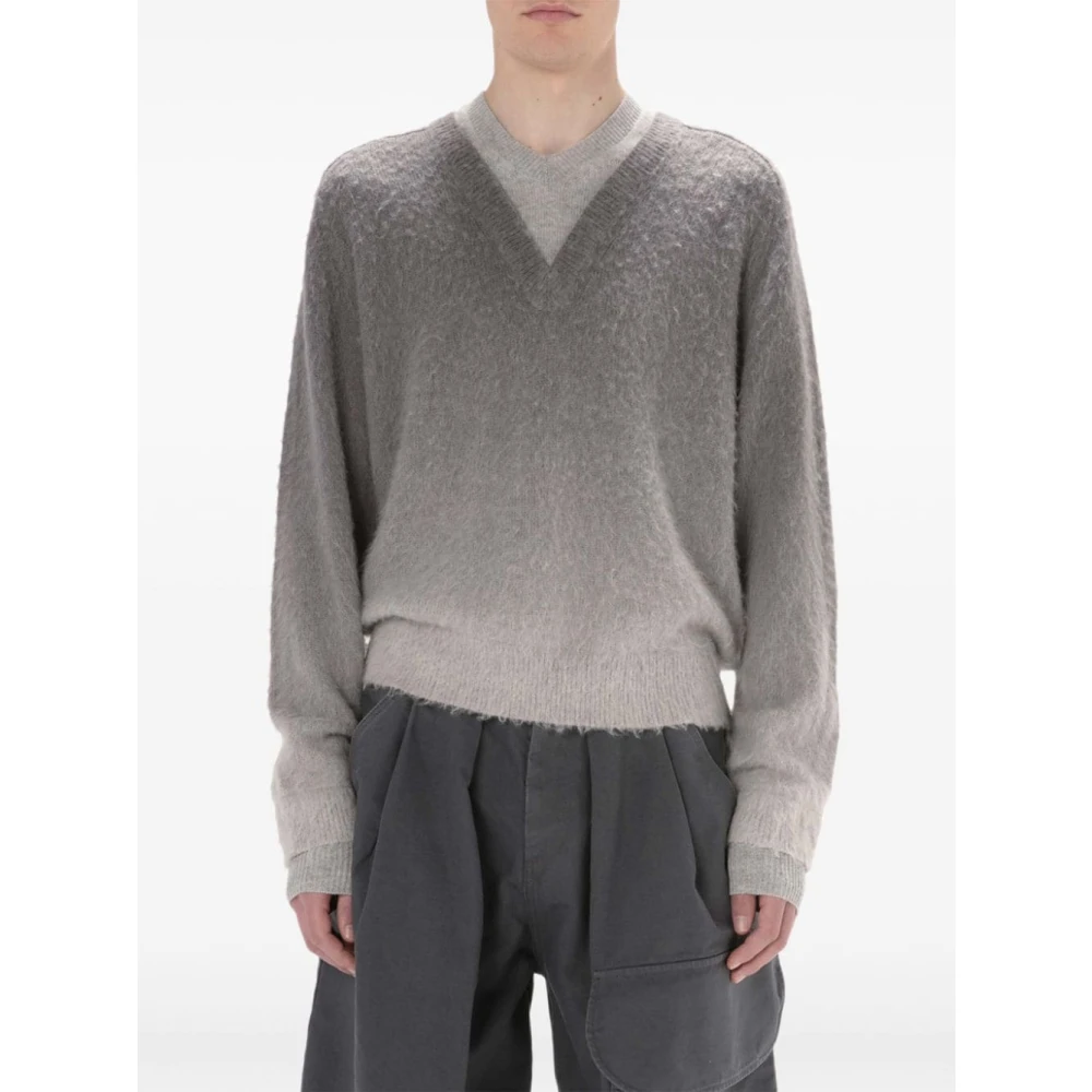 JW Anderson Grijze Sweater Collectie Gray Heren